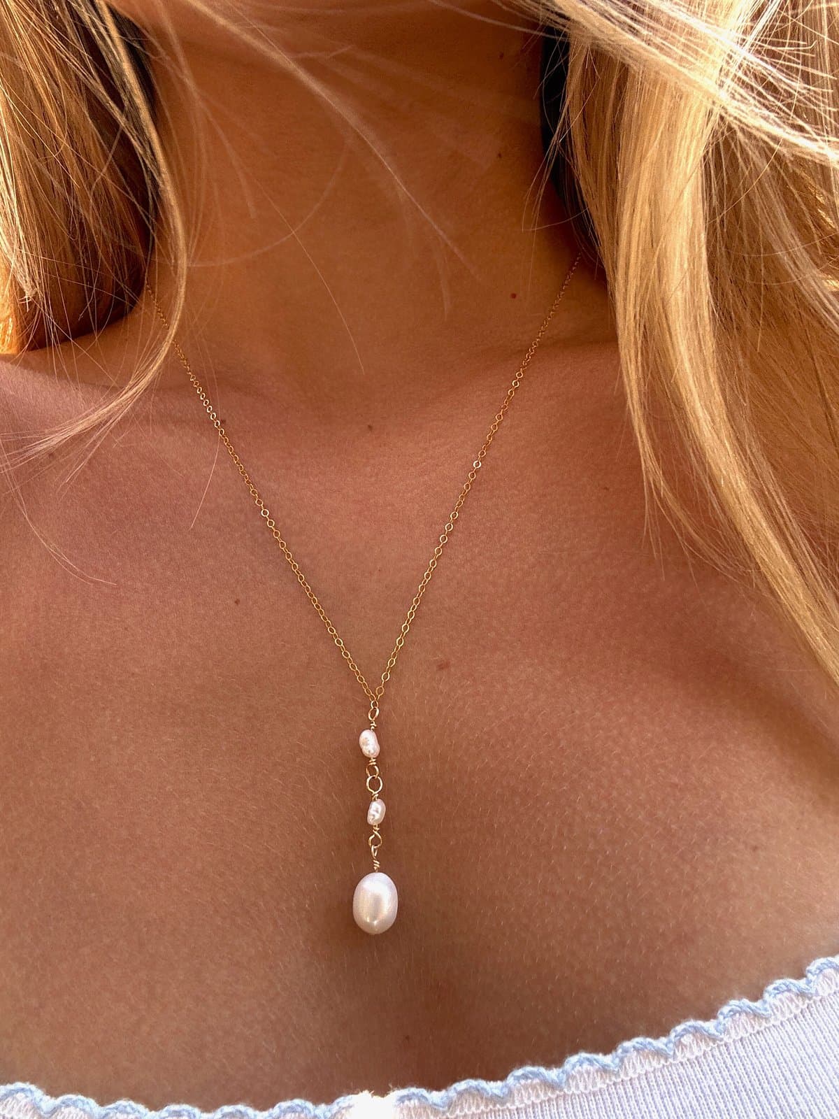 Sunkissed Lariat Necklace